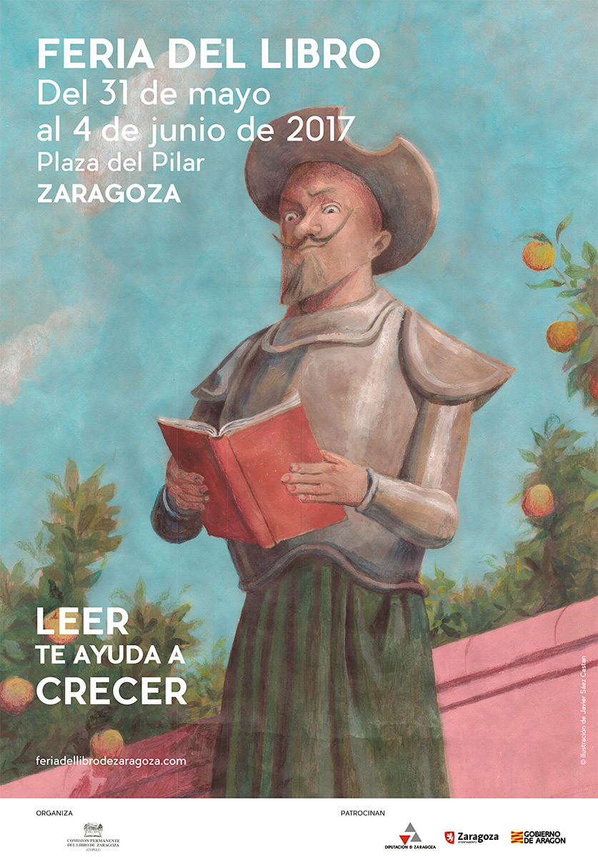 Resultado de imagen de feriadel libro de Zaragoza 2017 cartel